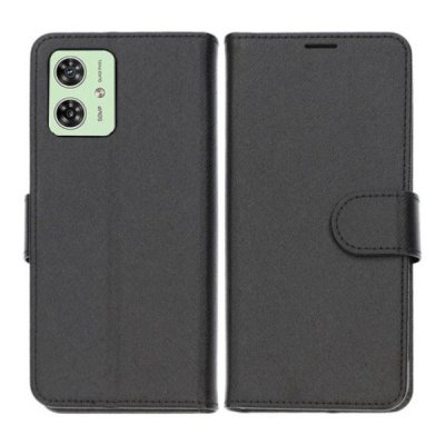 Motorola Moto G54 5G Plånboksfodral med Stativ Svart