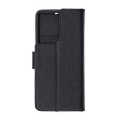 Motorola Moto G85 Plånboksfodral med Stativ Svart
