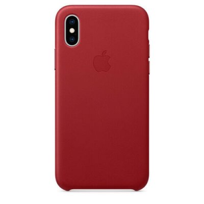 Apple iPhone XS Max läderfodral red