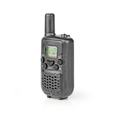 Nedis Walkie-Talkie 2 x handenheter 5km PTT VOX 2,5h Svart