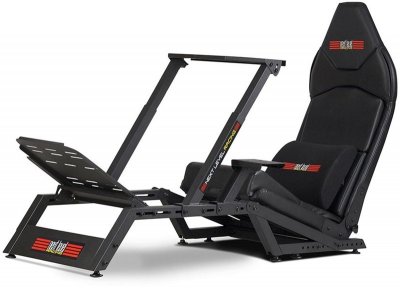 Next Level Racing F-GT Spelstol - mattsvart
