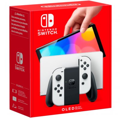 Nintendo Switch OLED Spelkonsol - Full HD - Vit