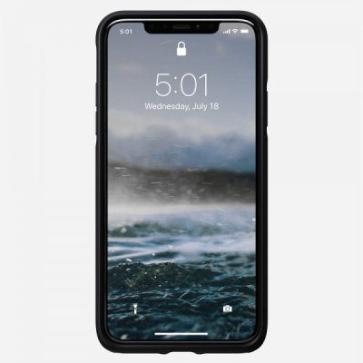 Nomad Modernt Läderskal för iPhone 11 Pro Max Brun