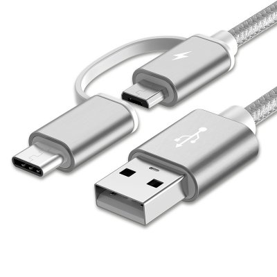 Laddningskabel USB-C 2 i 1