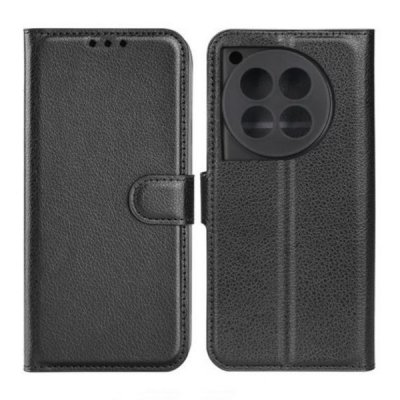 OnePlus 12 5G Plånboksfodral med Stativ Svart