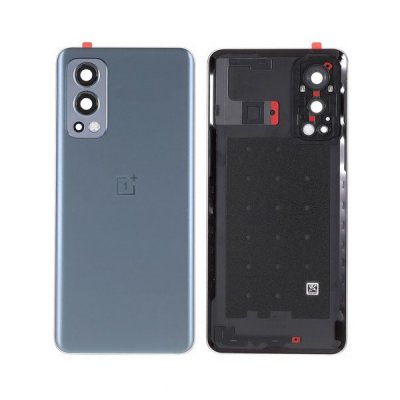 OnePlus Nord 2 Baksida Batterilucka med Adhesive tejp Grå