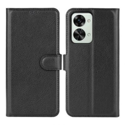 OnePlus Nord 2T Plånboksfodral med stativ Svart