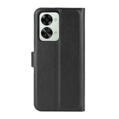 OnePlus Nord 2T Plånboksfodral med stativ Svart