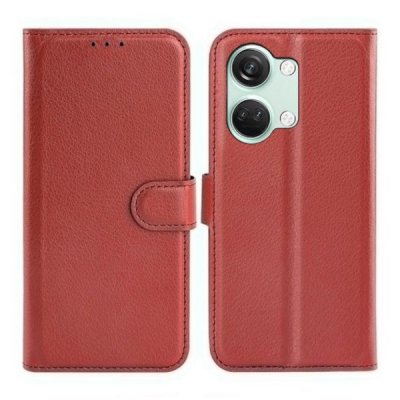 OnePlus Nord 3 5G Plånboksfodral med Stativ Brun