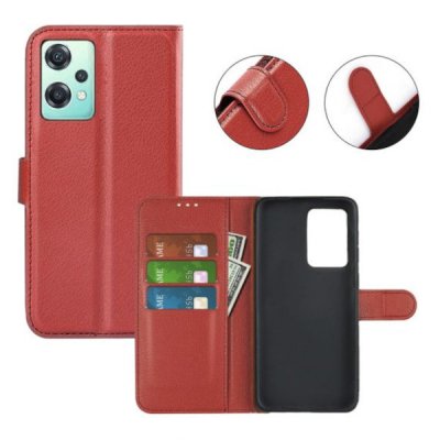 OnePlus Nord CE 2 Lite Plånboksfodral med Stativ Brun