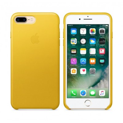 Apple iPhone 8 Plus Läderskal Original - Sunflower