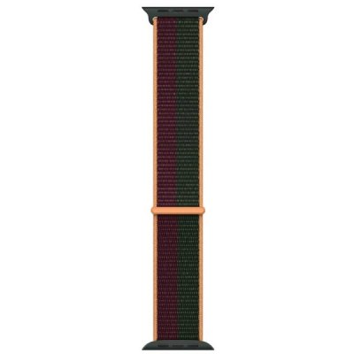 original apple sport loop armband 45mm dark cherry forest green