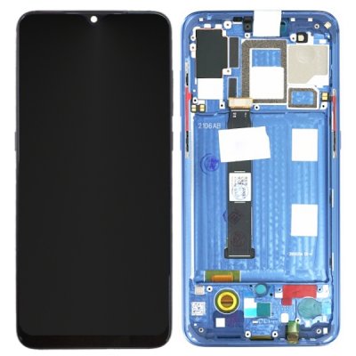 xiaomi mi 9 lite blå original skärm