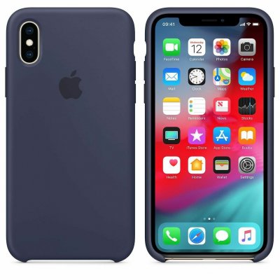 Apple iPhone X/XS Original Silikonskal Blå