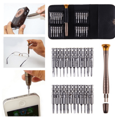 Praktisk Verktygssats för mobiler, surfplattor m.m.