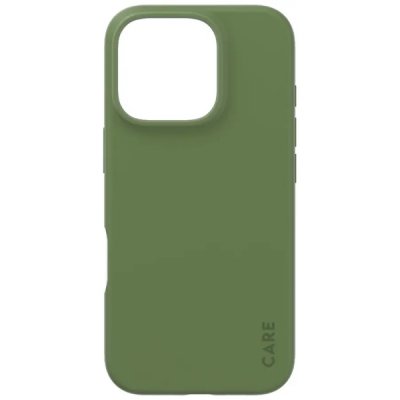 PanzerGlass Care Fashionable Case till iPhone 16 Grön