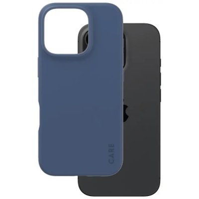 PanzerGlass Care Fashionable Case till iPhone 16 Plus Blå