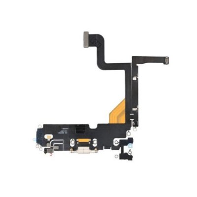 Phone 13 Pro Laddkontakt Flexkabel Vit Reservdel