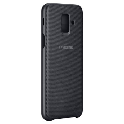 Samsung Galaxy A6 2018 Plånboksfodral Original Svart plånboksfodral original