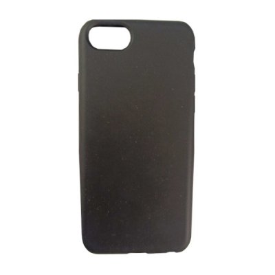 Pomologic CoverCase Black Soft Stilrent och skyddande mobilskal för iPhone 8 SE2