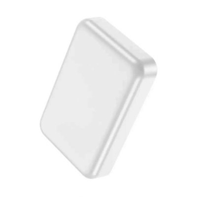 Powerbank Magnetisk med Trådlös Laddning 10000 mAh Vit