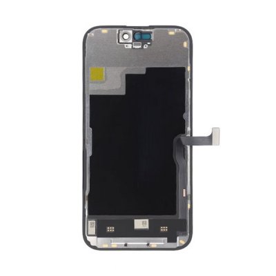 Premium InCell LCD Skärm för iPhone 15 Pro RJ Svart med Flyttbar IC