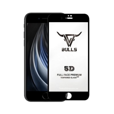 iPhone 7 & iPhone 8 skarmskydd bulls 5d 9h skydda skarm protection screen.