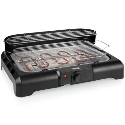 Princess el grill på avtagbart stativ med sidobord 112250 Svart