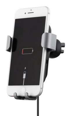 DELTACO Trådlös snabbladdare för bilen