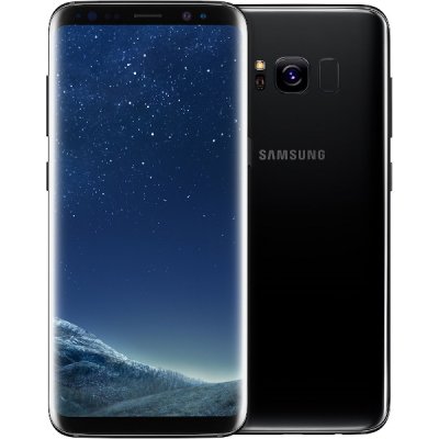 samsung galaxy s8 64gb midnatt svart refurbished återställd klass a