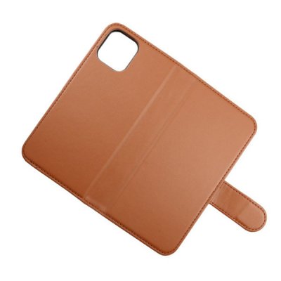 rvelon iphone 13 pro max magnetiskt plånboksfodral TPU PU artificiellt läder 4st kortfack gyllenbrun färg