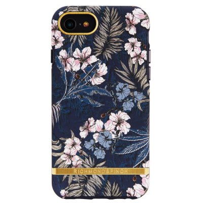 richmond & finch floral jungle mobilskal skal passar till iphone 6 6s 7 8 ip678-308 stödjer trådlös qi airpower laddning represi