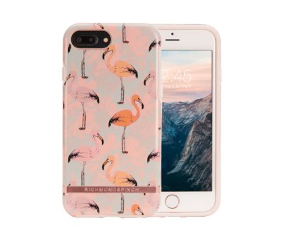 Richmond & Finch skal för iPhone 6/6S/7/8 Plus, Pink Flamingo
