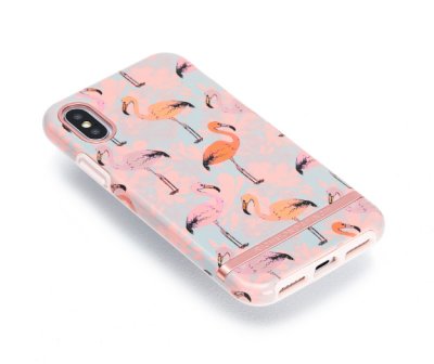 Richmond & Finch skal för iPhone XS Max, Pink Flamingo