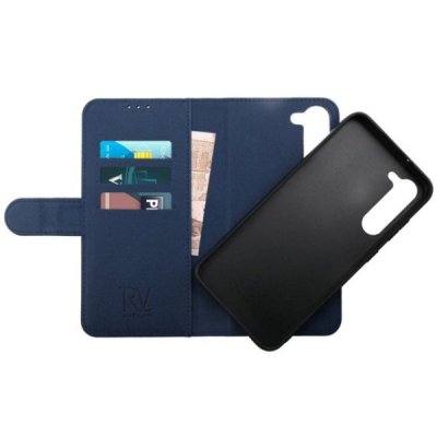 rv magnet plånboksfodral till samsung galaxy s23 plus blå