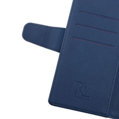 RV Samsung Galaxy S22 Ultra Plånboksfodral med Kortfack Sedelfack Flipstand Blå