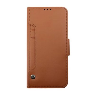 RV Samsung Galaxy S23 Plus Plånboksfodral med Extra Kortfack Brun