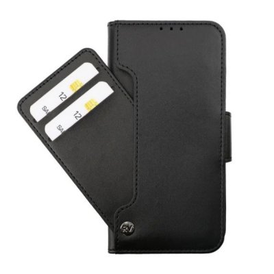 RV Samsung Galaxy S23 Plus Plånboksfodral med Extra Kortfack Svart