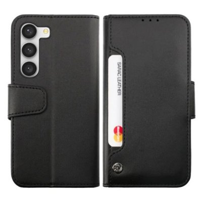 RV Samsung Galaxy S23 Plus Plånboksfodral med Extra Kortfack Svart
