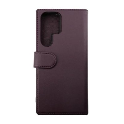 rv samsung galaxy s23 ultra magnet plånboksfodral med kortfack och sidofack lila
