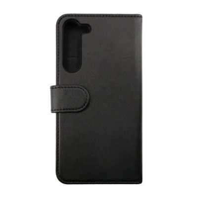 rv samsung galaxy s23 magnet plånboksfodral med kortfack och sidofack svart