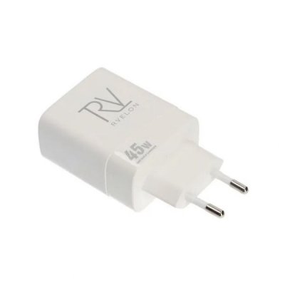 Rvelon 45W USB C 2 GaN Väggladdare