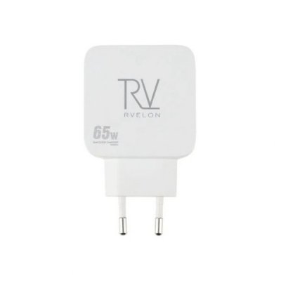 Rvelon 65WW USB C A GaN Väggladdare