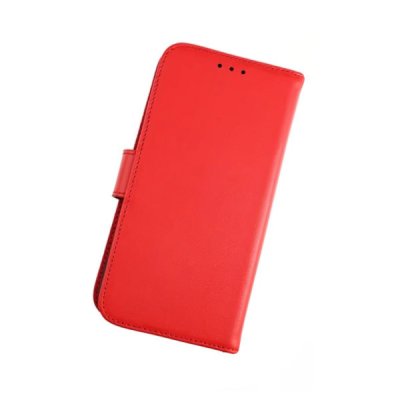 rvelon iphone 13 pro max genuint plånboksfodral röd äkta läder hög kvalitet