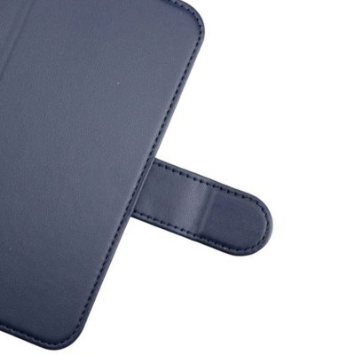rvelon iphone 13 pro max magnetiskt plånboksfodral TPU PU 4st kortfack abyss blå färg