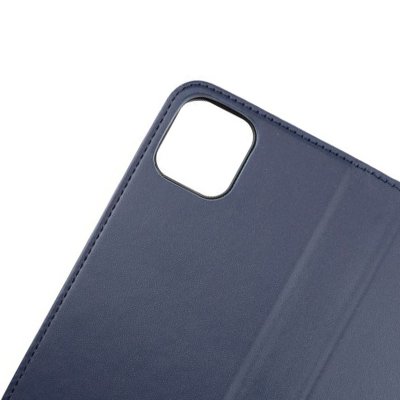 rvelon iphone 13 pro max magnetiskt plånboksfodral TPU PU 4st kortfack abyss blå färg