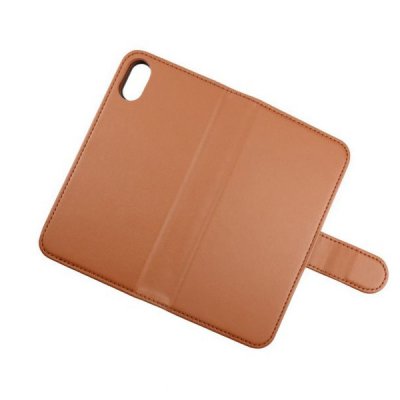 rvelon iphone x iphone xs plånboksfodral polyester termoplastisk polyuretan kortfack gyllenbrun