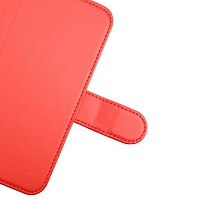 rvelon iphone x xs magnetiskt plånboksfodral tpu pu artificiellt läder 4st kortfack i röd färg