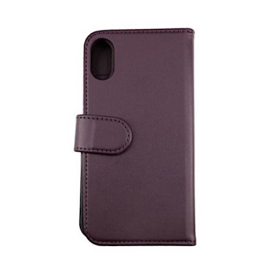 rvelon iphone x xs magnetiskt plånboksfodral tpu pu artificiellt läder 4st kortfack vacker i röd färg