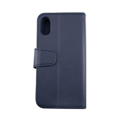 rvelon iphone x xs plånboksfodral tpu pu artificiellt läder 6st kortfack vacker färg i abyss blå